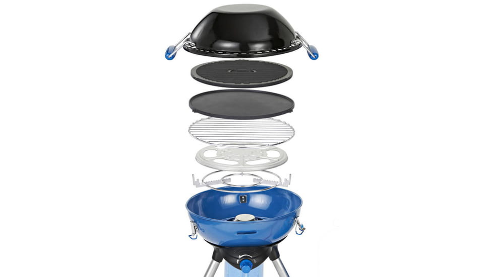 Luxury camping and glamping gear: Campingaz party grill cooking options